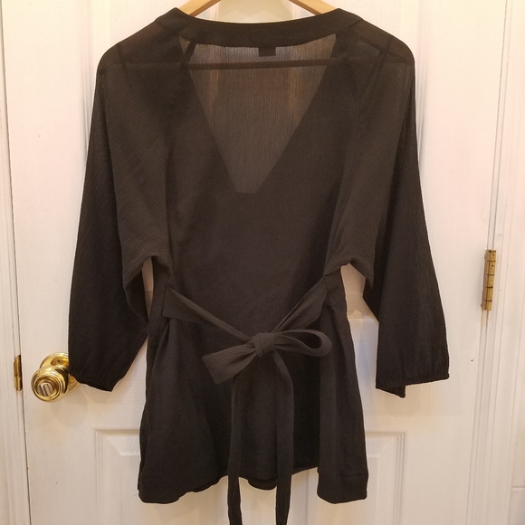 Ann Taylor v neck long sleeve tunic - Picture 4 of 7